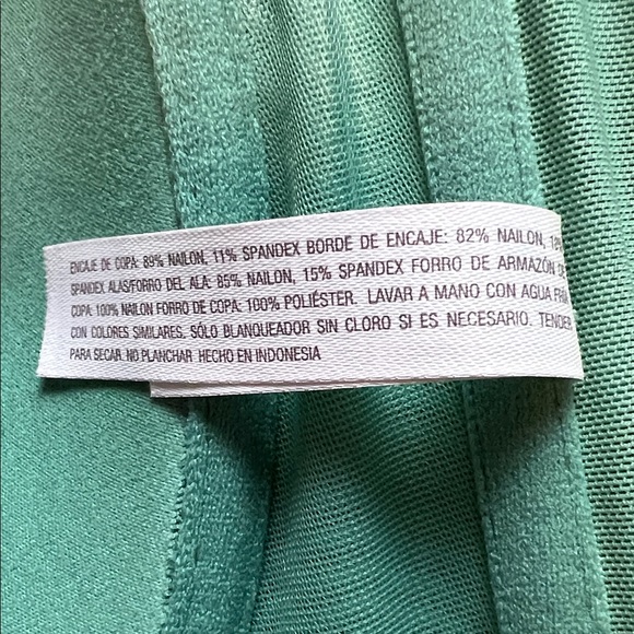 Auden Teal Green Lace Push-Up Bra Size 46DD - Picture 11 of 11